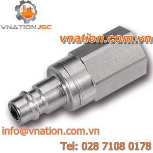 splined quick coupling / stainless steel / low-pressure / with seal