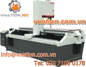 band sawing machine / for sheet metal / vertical