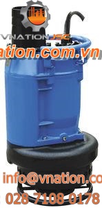 slurry pump / with electric motor / centrifugal / submersible