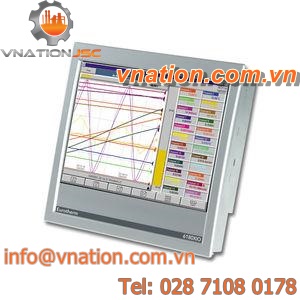 paperless videographic recorder / with LCD graphic display