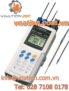 temperature data-logger / programmable / RS-232C / portable