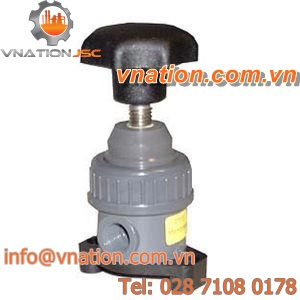 diaphragm valve / manual / isolation / dispensing