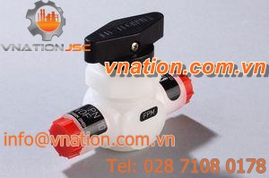 ball valve / manual / for gas / corrosion-resistant