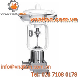 diaphragm valve / PTFE / aseptic / control