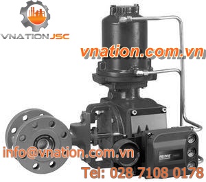 ball valve / control / for slurry / flange