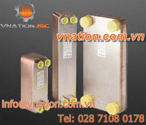 plate heat exchanger / stainless steel / compact