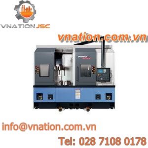 CNC turning center / vertical / 2-axis / double-spindle