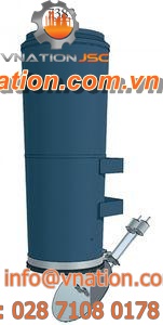 cyclone separator / particle / for gas collection / vacuum