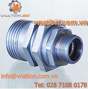 threaded fitting / cylindrical / steel / high-pressure