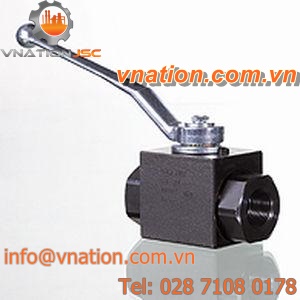 ball valve / manual / control / screw-in