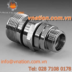 screw fitting / cylindrical / steel / agricultural