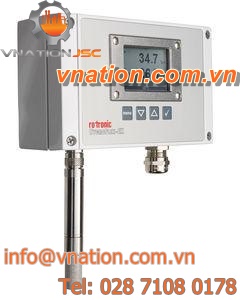 analog temperature transmitter / intrinsically safe / humidity