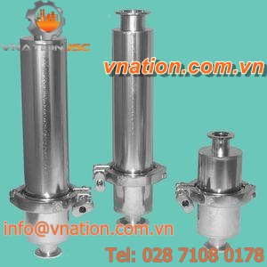 gas filter / hermetic / for vacuum pumps / vacuum
