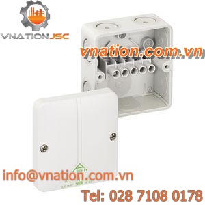 wall-mounted junction box / polycarbonate / halogen-free / IP65