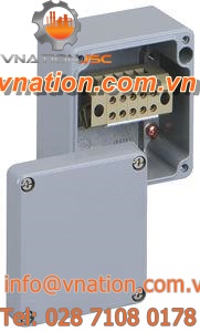 compact enclosure / IP66 / aluminum / industrial