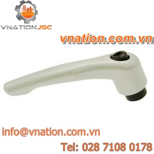 steel clamping lever / zinc / indexing