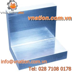 aluminum profile / L / for machine frames and housings / with non-slip insert