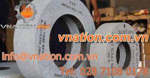 centerless grinding wheel / resin bonded superabrasive / finishing / cutting