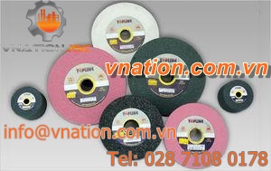 cylindrical grinding wheel / silicon carbide / cutting / finishing