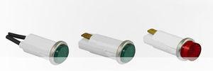 LED indicator light / snap-in / IP40 / round