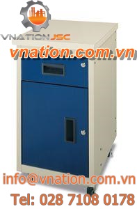 storage cabinet / secure / mobile / on casters