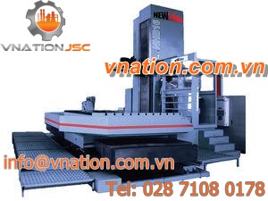 CNC boring mill / horizontal / 4-axis / T column