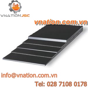 textile conveyor belt / abrasion-resistant / reinforced