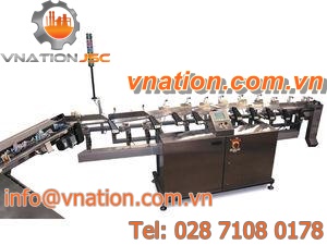 belt feeder / continuous-motion / food / sanitary