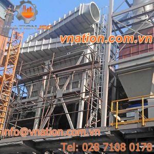 cartridge dust collector / pulse-jet backflow / modular / industrial