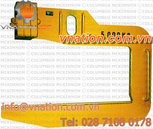 lifting hook / type C / safety / steel