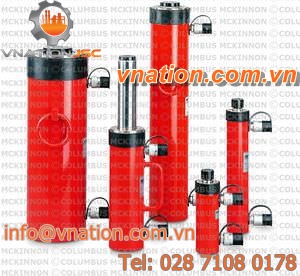 hydraulic cylinder / double-acting / heavy-duty