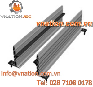 slide rail / aluminum / for drag chains