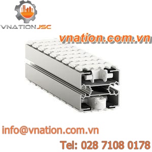 chain conveyor / aluminum / modular / horizontal