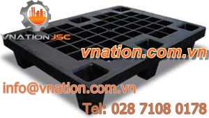 plastic pallet / ISO / industrial / nesting