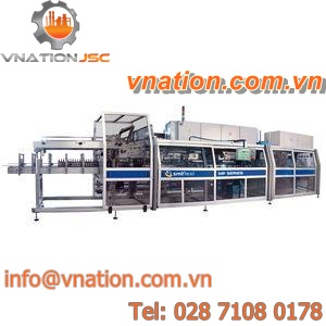 cardboard sleeve cartoner / horizontal / automatic / bottle