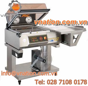 packaging machine with heat shrink film / bell type / food / semi-automatic