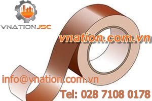double-sided adhesive tape / conductive / for EMC shielding / industrial