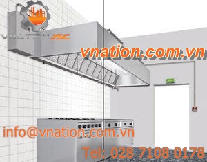 commercial kitchen fire extinguishing system / clean agent