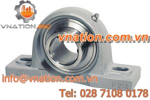 flange bearing unit / spherical roller / metal