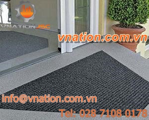 absorbent mat / plastic / for high-traffic areas / ribbed