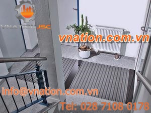 PVC mat / for high-traffic areas / entrance / modular