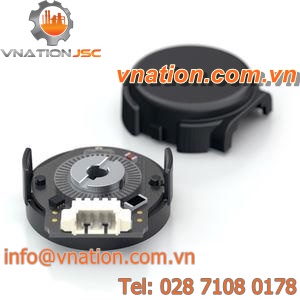 incremental rotary encoder / optical / shaft-mounted / miniature