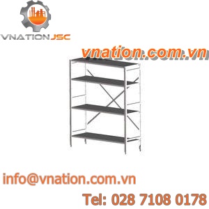 adjustable storage shelving / stainless steel