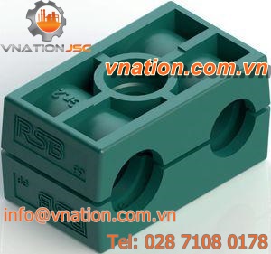 plastic hose clamp / double