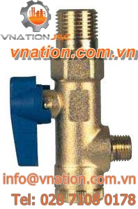 gas filter / strainer / T / brass