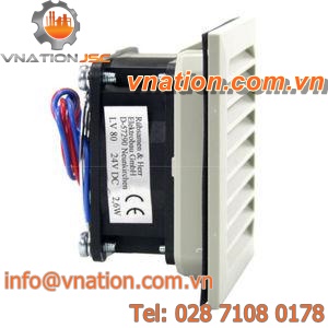 axial fan / for electrical cabinets / ventilation / filter