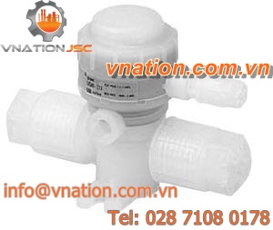 diaphragm valve / manual / regulating / high-purity