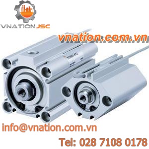 pneumatic cylinder / double-rod / double-acting / single-acting