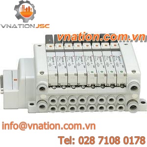 multi-valve manifold / plastic / plug-in / multi-port