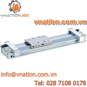 pneumatic cylinder / piston / rodless / positioning